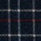1 Yard Italian Red White and Blue Plaid Wool Blend Fashion Fabric 57 inch Width